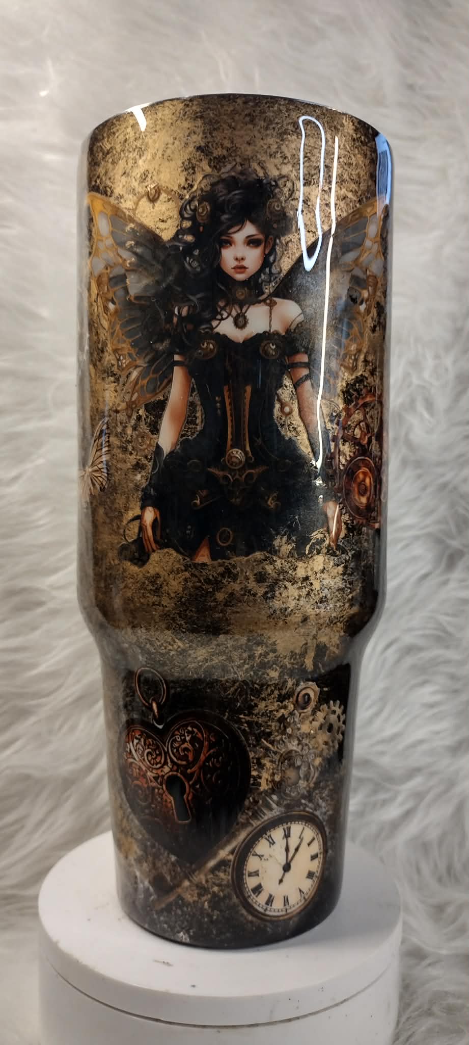 40oz Handle - fairy steampunk