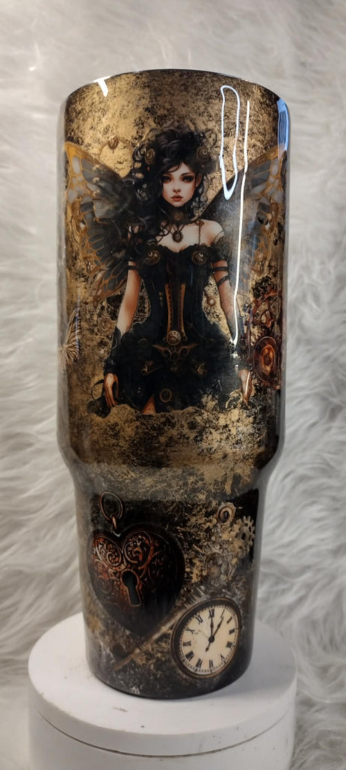 40oz Handle - fairy steampunk