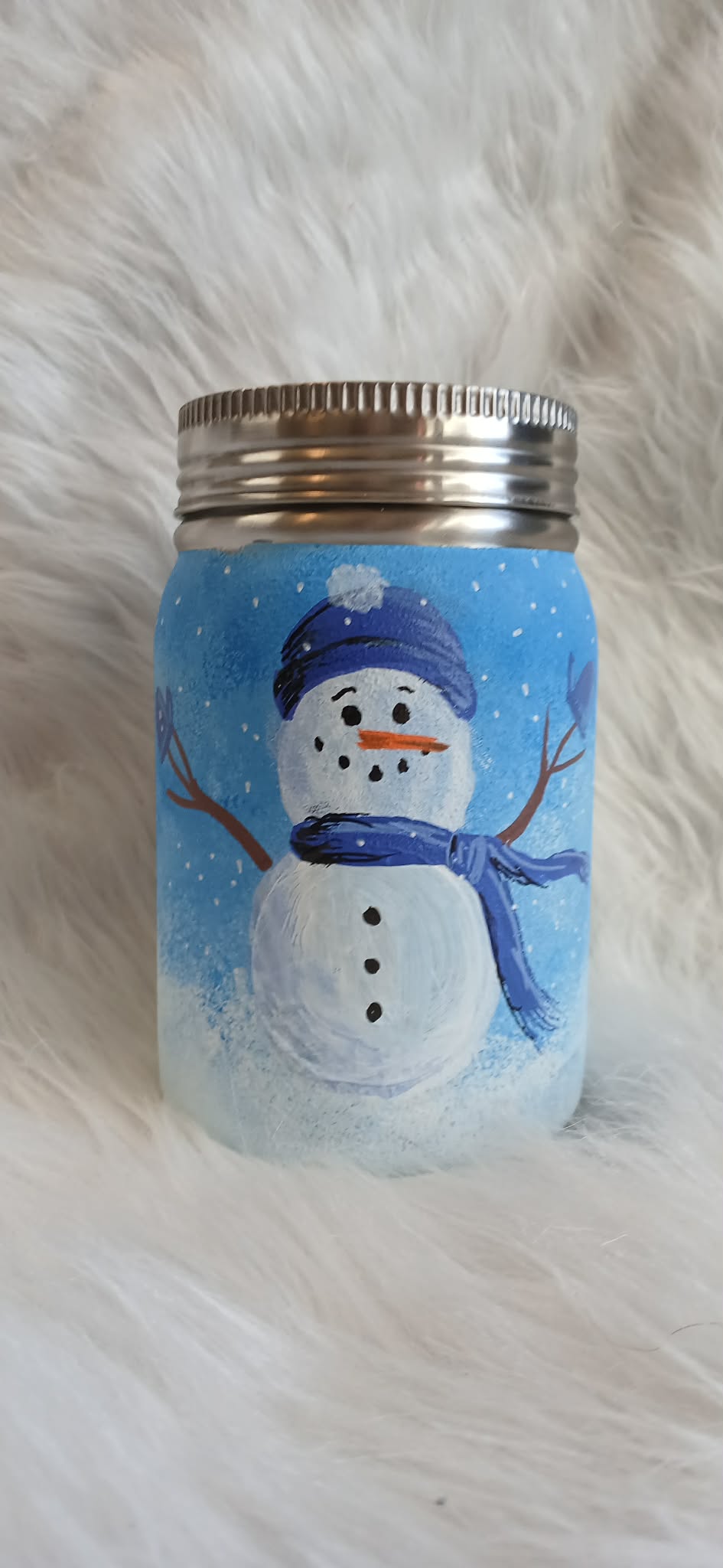 mason jar with straw